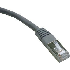 [N125-050-GY/NEW] Tripp Lite 50ft Cat6 Gigabit Molded Shielded Patch Cable STP RJ45 M/M Gray 50'