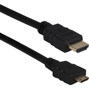 [HDAC-1M/NEW] QVS High Speed HDMI to Mini HDMI with Ethernet 1080p HD Camera Cable