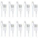 4XEM 10 Pack 3Ft 1M charging data and sync Cable For Apple iphone 5 5s 6 6s 6plus 7 7plus