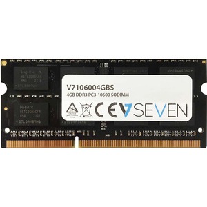 [V7106004GBS/NEW] V7 4GB DDR3 PC3-10600 - 1333mhz SO DIMM Notebook Memory Module - V7106004GBS