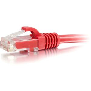 [26968/NEW] C2G-1ft Cat5e Snagless Unshielded (UTP) Network Patch Cable - Red