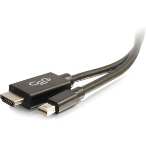 [54422/NEW] C2G 10ft Mini DisplayPort to HD Adapter Cable - Black - TAA