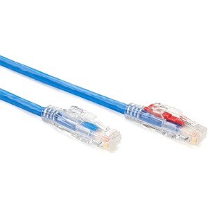 [C5EPC70-BL-07/NEW] Black Box GigaBase 3 CAT5e 350-MHz Lockable Patch Cable (UTP), Blue, 7-ft. (2.1-m)