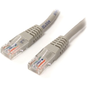 [M45PATCH10GR/NEW] StarTech.com 10ft Gray Molded Cat5e UTP Patch Cable