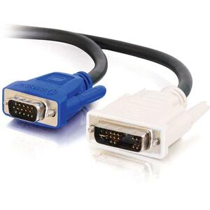 [26954/NEW] C2G 2m DVI Male to HD15 VGA Male Video Cable (6.5ft)