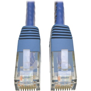 [N200-006-BL/NEW] Tripp Lite Cat6 Gigabit Molded Patch Cable RJ45 M/M 550MHz 24 AWG Blue 6'