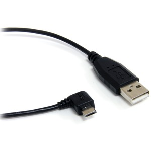 [UUSBHAUB6RA/NEW] StarTech.com 6 ft Micro USB Cable - A to Right Angle Micro B