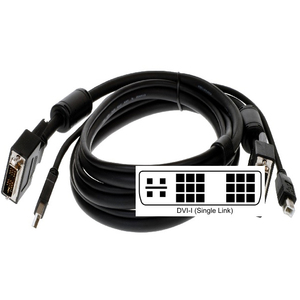 [SDU-15/NEW] Connectpro 15-ft 2-in-1 DVI-I/USB KVM Cable