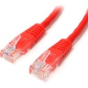 StarTech.com 15 ft Red Molded Cat5e UTP Patch Cable