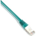 Black Box Cat5e 350-MHz, Shielded, Solid Backbone Cable (FTP), PVC, Green, 6-ft. (1.8-m)