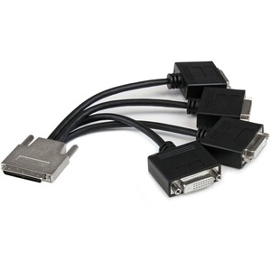 [VHDCI24DVI/NEW] StarTech.com VHDCI to Quad DVI Splitter Breakout Cable - VHDCI (M) to 4x DVI-D (F)