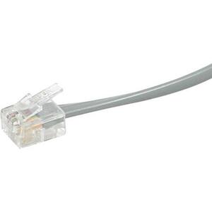 [09593/NEW] C2G 50ft RJ11 6P4C Straight Modular Cable