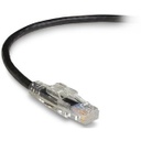 Black Box GigaTrue 3 CAT6 550-MHz Lockable Patch Cable (UTP), Black, 20-ft. (6.0-m)