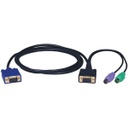 Tripp Lite 6ft PS/2 Cable Kit for B004-008 KVM Switch 3-in-1 Kit