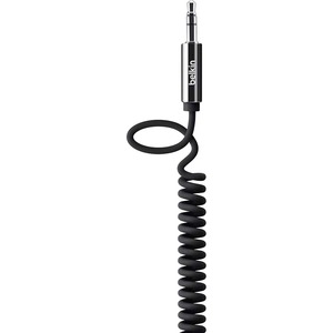 [AV10126TT06-BLK/NEW] Belkin MIXIT&amp;uarr; Coiled Cable