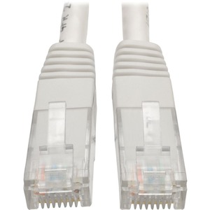 [N200-001-WH/NEW] Tripp Lite Cat6 Cat5e Gigabit Molded Patch Cable RJ45 M/M 550MHz White 1ft 1'