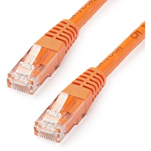 [C6PATCH6OR/NEW] StarTech.com 6 ft Cat 6 Orange Molded RJ45 UTP Gigabit Cat6 Patch Cable - 6ft Patch Cord