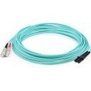 AddOn 7m MT-RJ (Male) to SC (Male) Aqua OM3 Duplex Fiber OFNR (Riser-Rated) Patch Cable