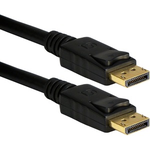 [DP-25/NEW] QVS 25ft DisplayPort Digital A/V Cable with Latches