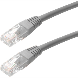 [4XC5EPATCH100GR/NEW] 4XEM 100FT Cat5e Molded RJ45 UTP Network Patch Cable (Gray)