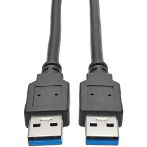 [U320-003-BK/NEW] Tripp Lite 3ft USB 3.0 SuperSpeed A/A Cable M/M 28/24 AWG 5 Gbps Black 3'