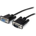 StarTech.com 2m Black Straight Through DB9 RS232 Serial Cable - M/F