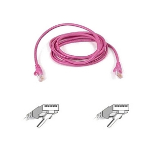 [A7J304-1000-PNK/NEW] Belkin Cat5e Patch Cable