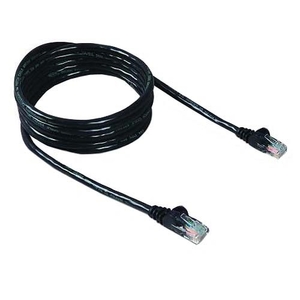 [A3L980B25-BLK-S/NEW] Belkin Cat.6 Snagless Patch Cable