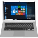 Hyundai Thinnote-A, 14.1" Celeron Laptop, 4GB RAM, 64GB Storage, Expandable 2.5" SATA HDD Slot, Windows 10 Pro, English Keyboard - Silver