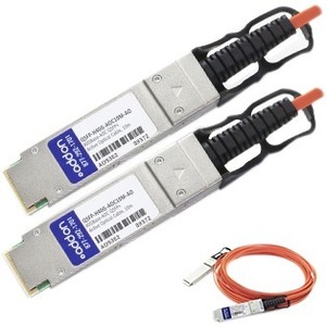 [QSFP-H40G-AOC5M-AO/NEW] AddOn Cisco QSFP-H40G-AOC5M Compatible TAA Compliant 40GBase-AOC QSFP+ to QSFP+ Direct Attach Cable (850nm, MMF, 5m)