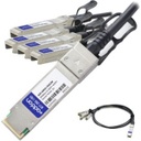 AddOn Intel X4DACBL2 to Cisco SFP-H10GB-CU2M Compatible TAA Compliant 40GBase-CU QSFP+ to 4xSFP+ Direct Attach Cable (Passive Twinax, 2m)