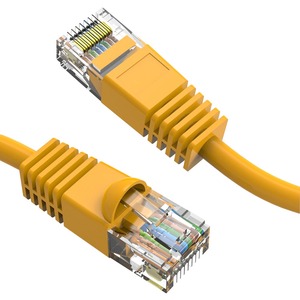 [C6MB-Y5-AX/NEW] Axiom 5FT CAT6 550mhz Patch Cable Molded Boot (Yellow)