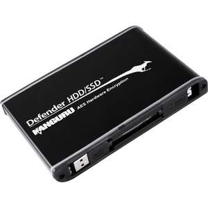 [KDH3B-256SSD/NEW] Kanguru Defender SSD, Hardware Encrypted, Secure External Solid State Drive - 256GB | Super Fast USB 3.0