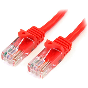 [45PATCH15RD/NEW] StarTech.com 15 ft Red Snagless Cat5e UTP Patch Cable