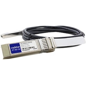 [SFP-TWNACT-3M-AO/NEW] AddOn EMC SFP-TWNACT-3M Compatible TAA Compliant 10GBase-CU SFP+ to SFP+ Direct Attach Cable (Active Twinax, 3m)