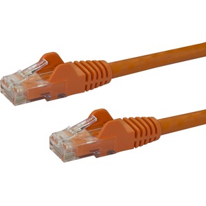 [N6PATCH30OR/NEW] StarTech.com 30ft Orange Cat6 Patch Cable with Snagless RJ45 Connectors - Long Ethernet Cable - 30 ft Cat 6 UTP Cable