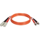 Tripp Lite 1M Duplex Multimode 62.5/125 Fiber Optic Patch Cable SC/ST 3' 3ft 1 Meter