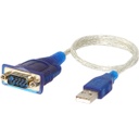 Sabrent USB 2.0 to Serial DB9 Male (9 Pin) RS232 Cable Adapter 1 Ft Cable