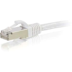 [00927/NEW] C2G-20ft Cat6 Snagless Shielded (STP) Network Patch Cable - White