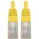 Tripp Lite Cat5e 350 MHz Molded UTP Patch Cable (RJ45 M/M), Yellow, 2 ft.