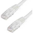 StarTech.com 15 ft White Molded Cat6 UTP Patch Cable - ETL Verified