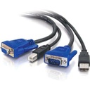 C2G 6ft USB 2.0 + SXGA KVM Cable