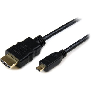 [HDMIADMM6/NEW] StarTech.com 6 ft High Speed HDMI Cable with Ethernet - HDMI to HDMI Micro - M/M