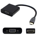 AddOn 8in Lenovo 0B47069 Compatible HDMI Male to VGA Female Black Active Adapter Cable