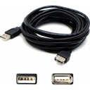 AddOn 6ft USB 2.0 (A) Male to Female Black Extension Cable