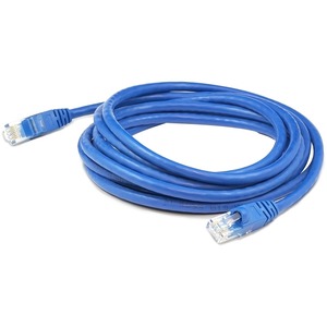 [ADD-3FCAT6A-BLUE10PK/NEW] AddOn 10-pack of 3ft RJ-45 (Male) to RJ-45 (Male) Blue Cat6A UTP PVC Copper Patch Cables