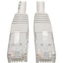 Tripp Lite 3ft Cat6 Gigabit Molded Patch Cable RJ45 M/M 550MHz 24 AWG White 3'