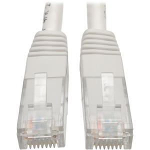 [N200-003-WH/NEW] Tripp Lite 3ft Cat6 Gigabit Molded Patch Cable RJ45 M/M 550MHz 24 AWG White 3'