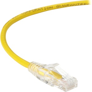 [C6PC28-YL-04/NEW] Black Box Slim-Net Cat.6 UTP Patch Network Cable