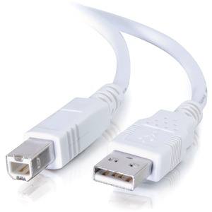 [13171/NEW] C2G 1m USB A to B Cable - Printer Cable - USB Cable - USB 2.0 - 3ft White